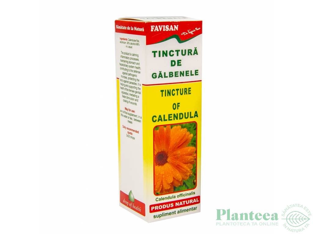 Tinctura galbenele 50ml - FAVISAN