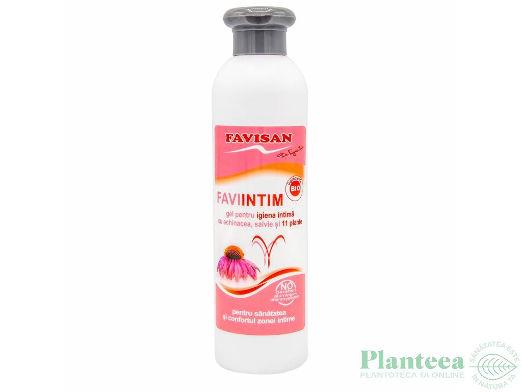 Gel igiena intima echinaceea salvie 11plante 250ml - FAVISAN