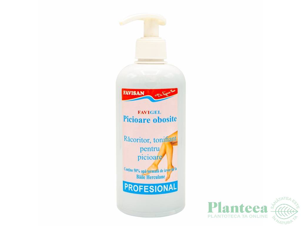 Gel picioare obosite Favigel 500ml - FAVISAN