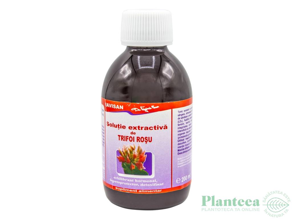 Tinctura trifoi rosu 200ml - FAVISAN