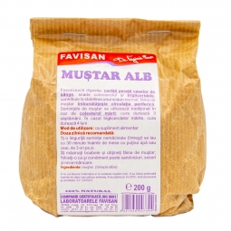 Condiment mustar boabe 200g - FAVISAN