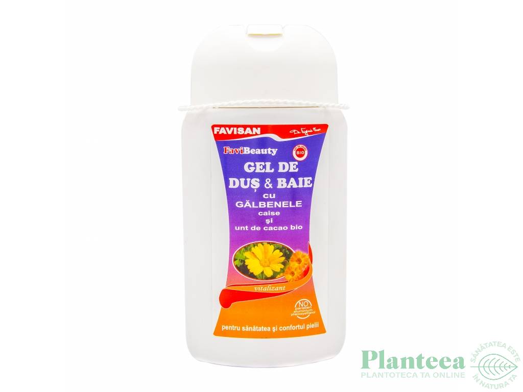 Gel dus baie galbenele caise 300ml - FAVISAN