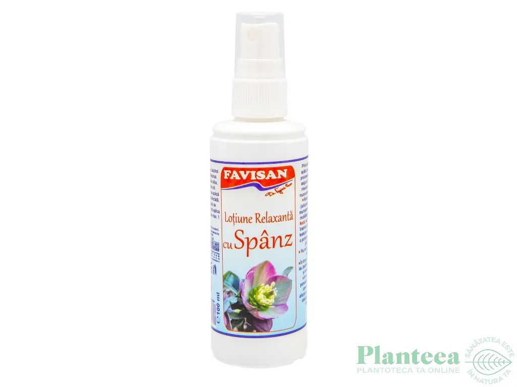 Lotiune relaxanta cu spanz 100ml - FAVISAN