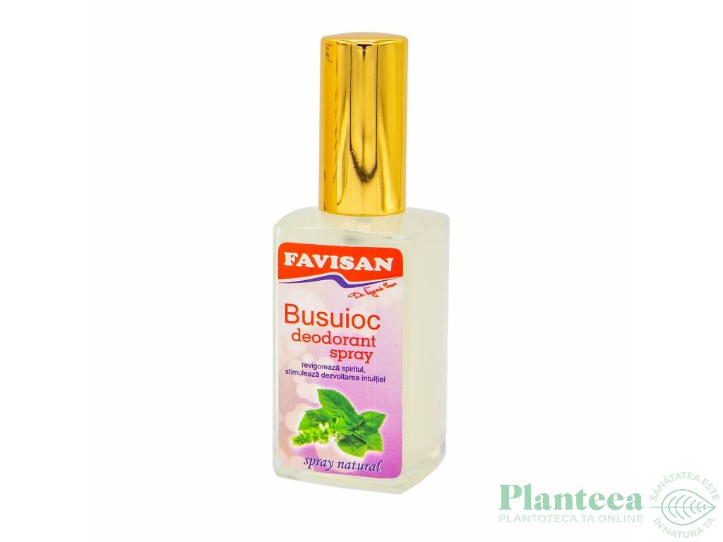 Deodorant spray busuioc 50ml - FAVISAN