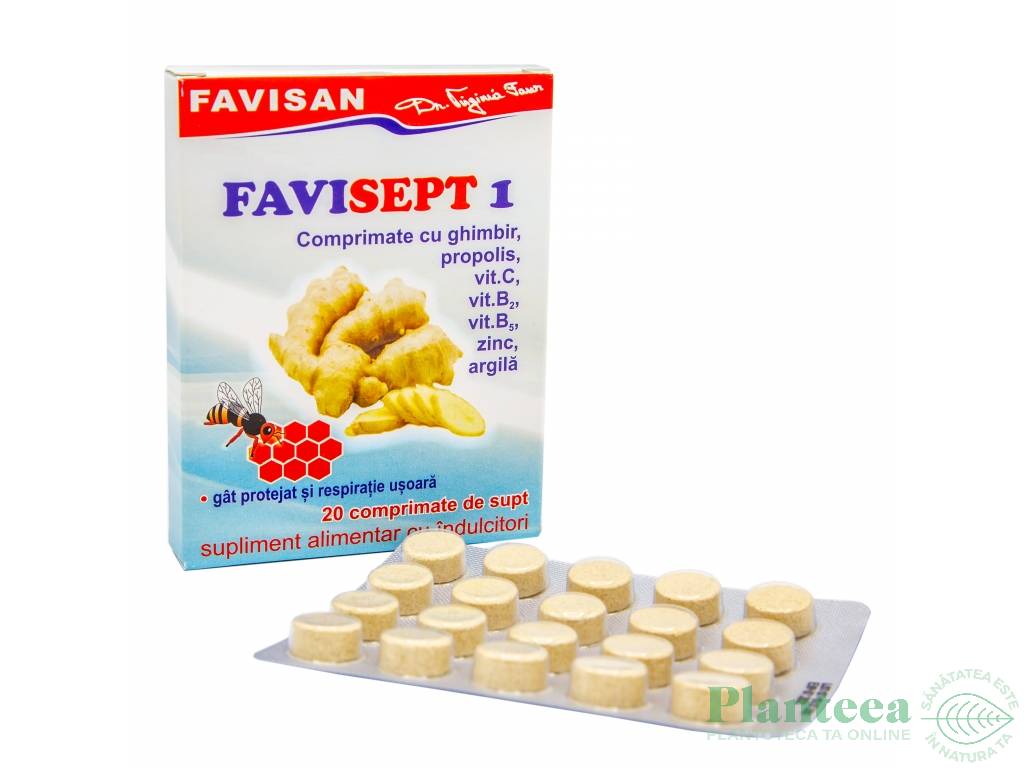 FaviSept1 comprimate pt supt 20cp - FAVISAN