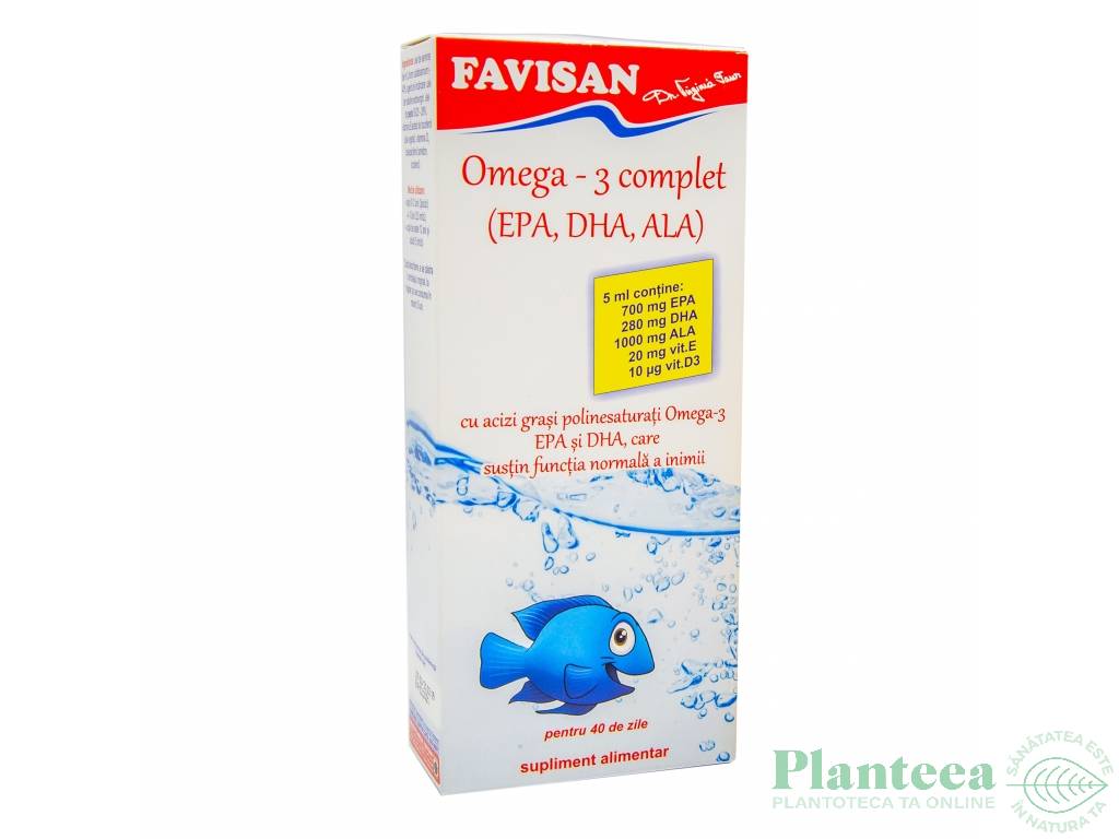 Omega3 complet [EPA DHA ALA] 200ml - FAVISAN
