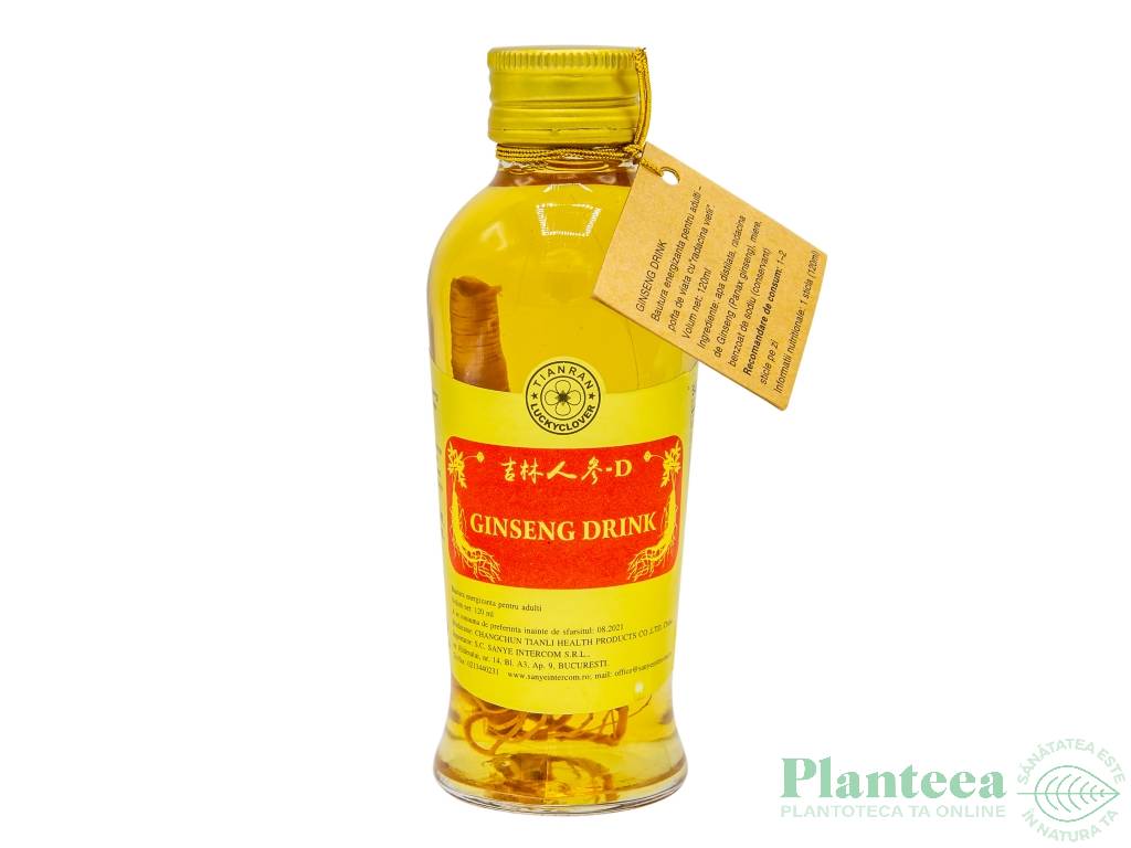 Bautura ginseng cu radacina 120ml - TIANRAN