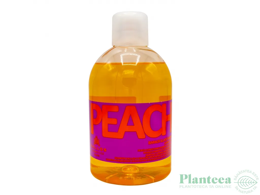Sampon piersica proteine par uscat 1L - KALLOS