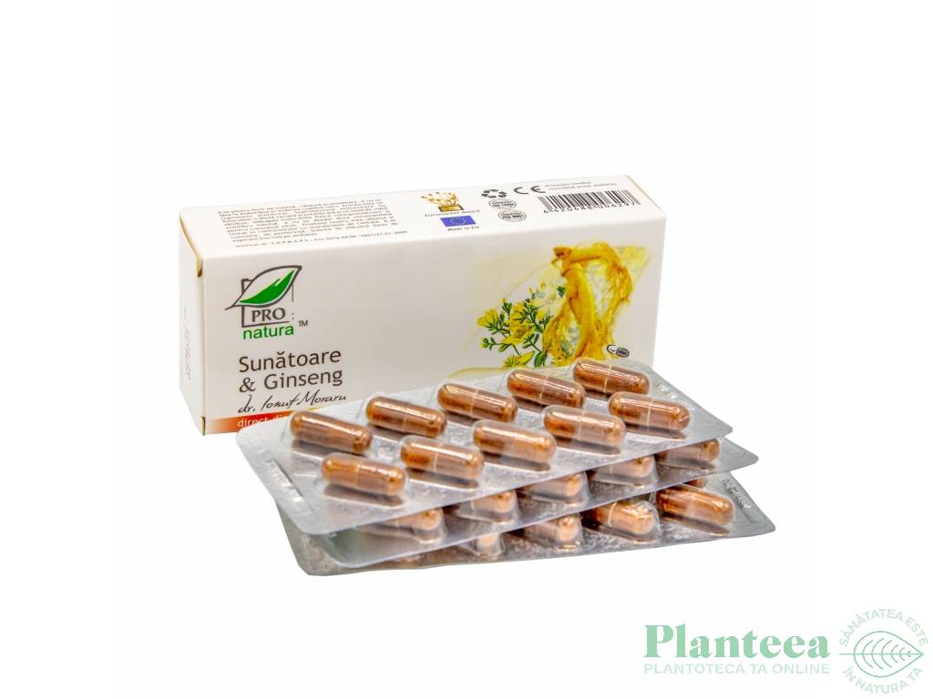 Sunatoare ginseng 30cps - MEDICA