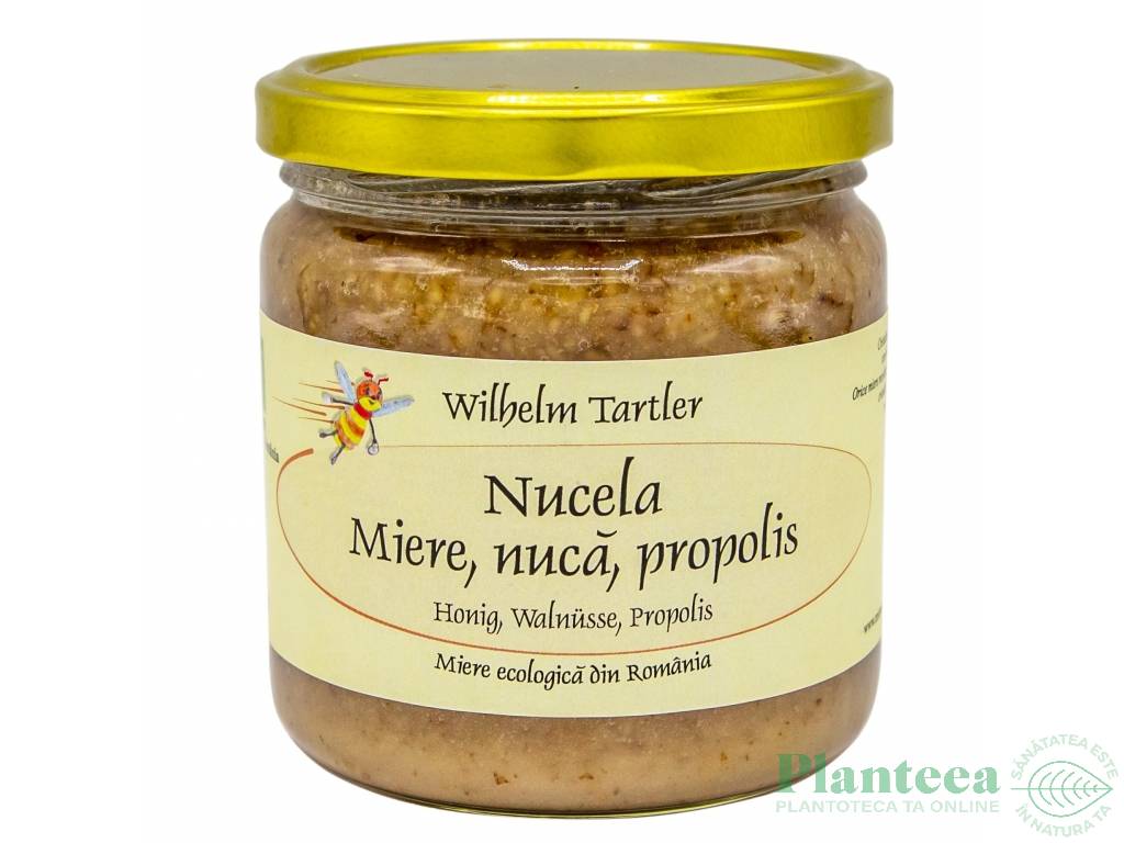 Miere cu nuca macinata Nucela eco 400g - WILHELM TARTLER