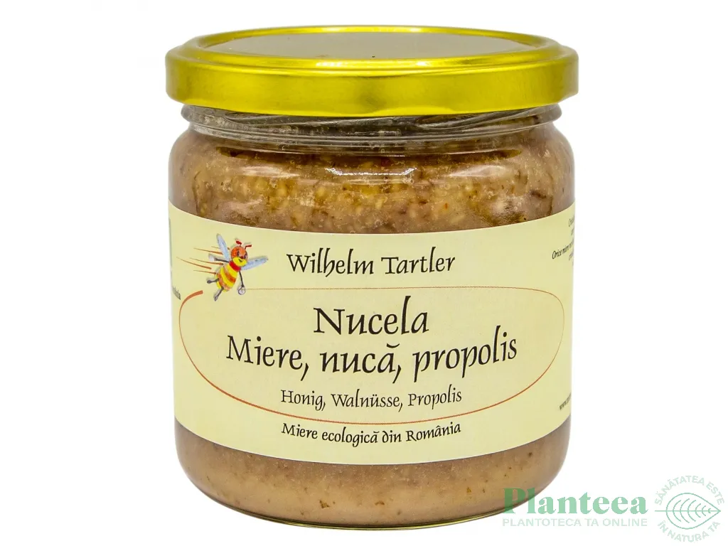 Miere cu nuca macinata Nucela eco 400g - WILHELM TARTLER