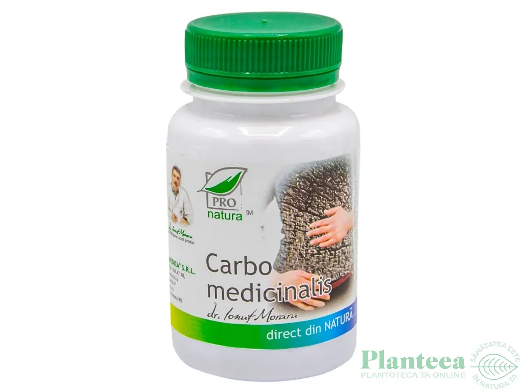 Carbo medicinalis 60cps - MEDICA