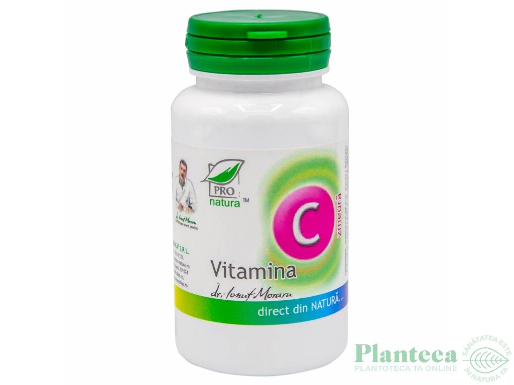 Vitamina C zmeura 60cp - MEDICA