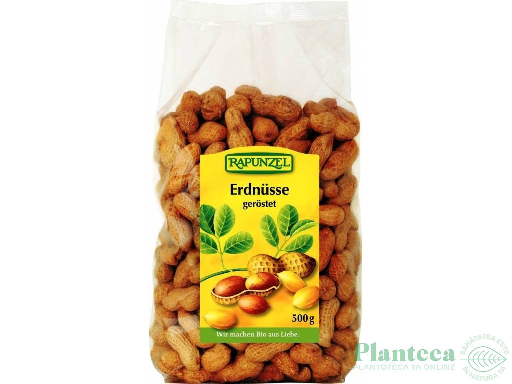 Arahide prajite in coaja eco 500g - RAPUNZEL