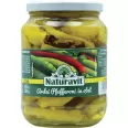 Ardei pfefferoni dulci in otet 720ml - NATURAVIT