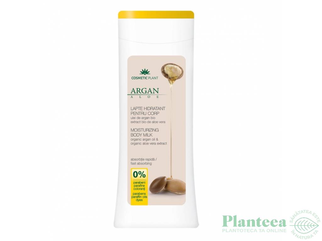 Lapte corp ulei argan 200ml - COSMETIC PLANT