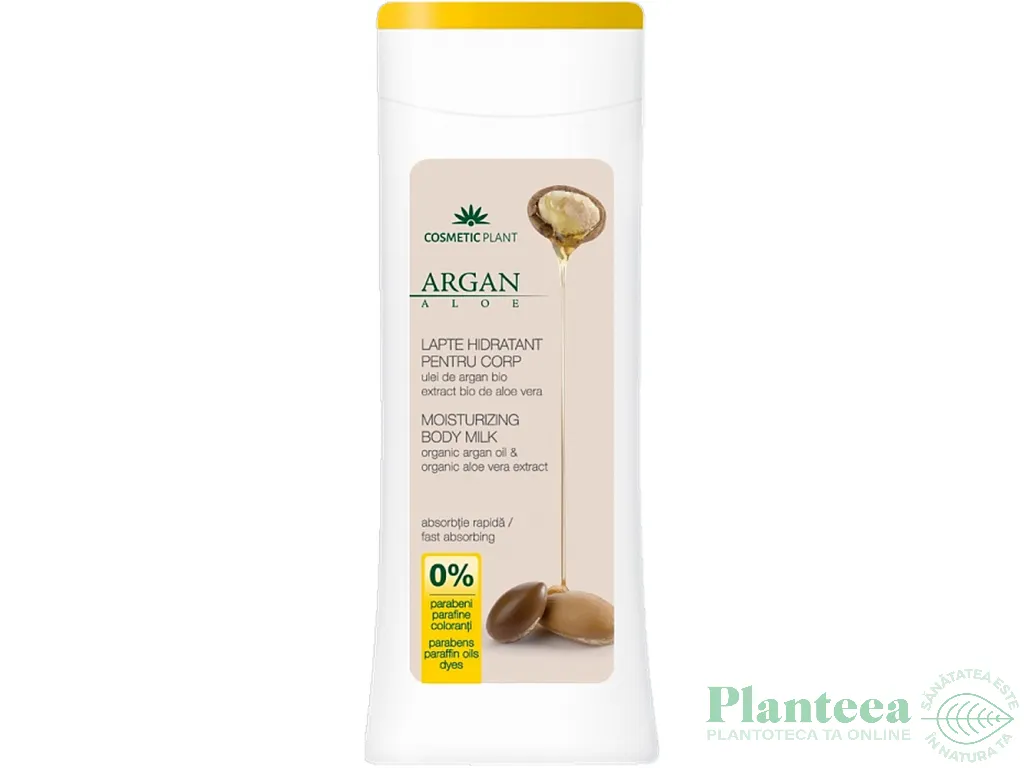 Lapte corp ulei argan 200ml - COSMETIC PLANT