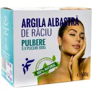 Argila albastra pulbere plic 5x100g - RACIU