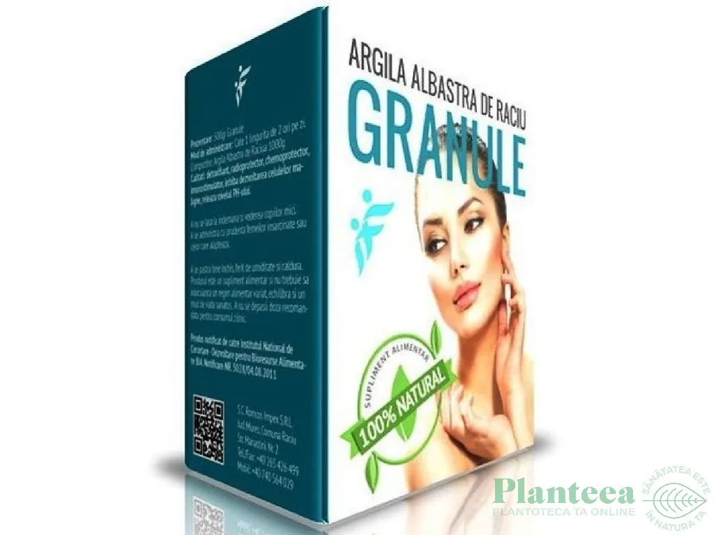 Argila albastra granule 500g - RACIU
