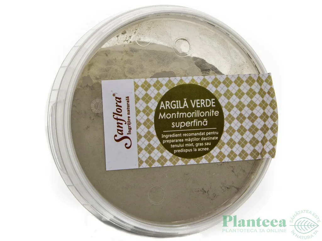 Argila verde superfina 200g - SANFLORA