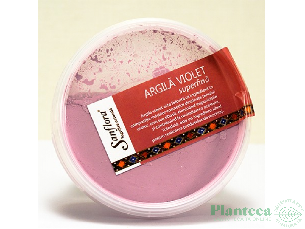 Argila violet superfina 50g - SANFLORA
