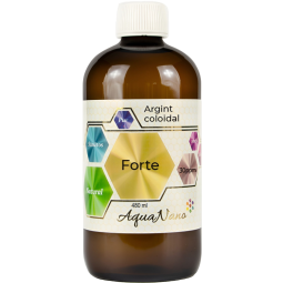 Argint coloidal 30ppm Forte 480ml - AQUA NANO