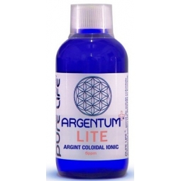 Argint coloidal 5ppm Argentum+ lite 240ml - PURE LIFE