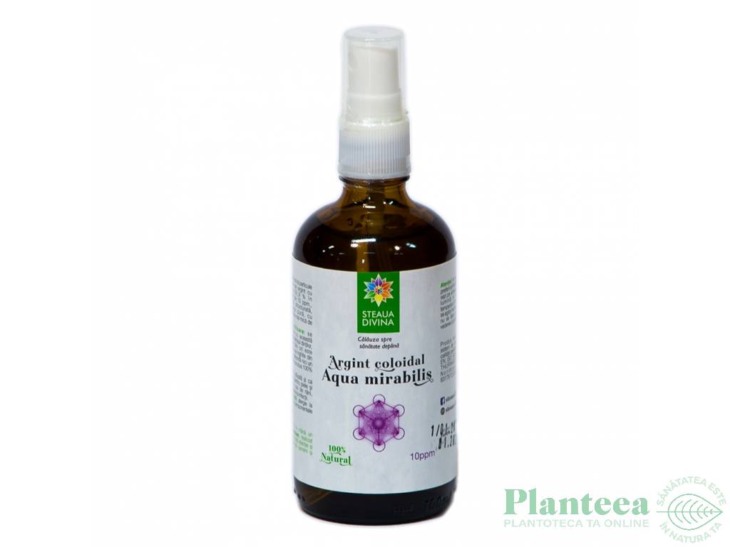 Argint coloidal 10ppm spray 100ml - SANTO RAPHAEL