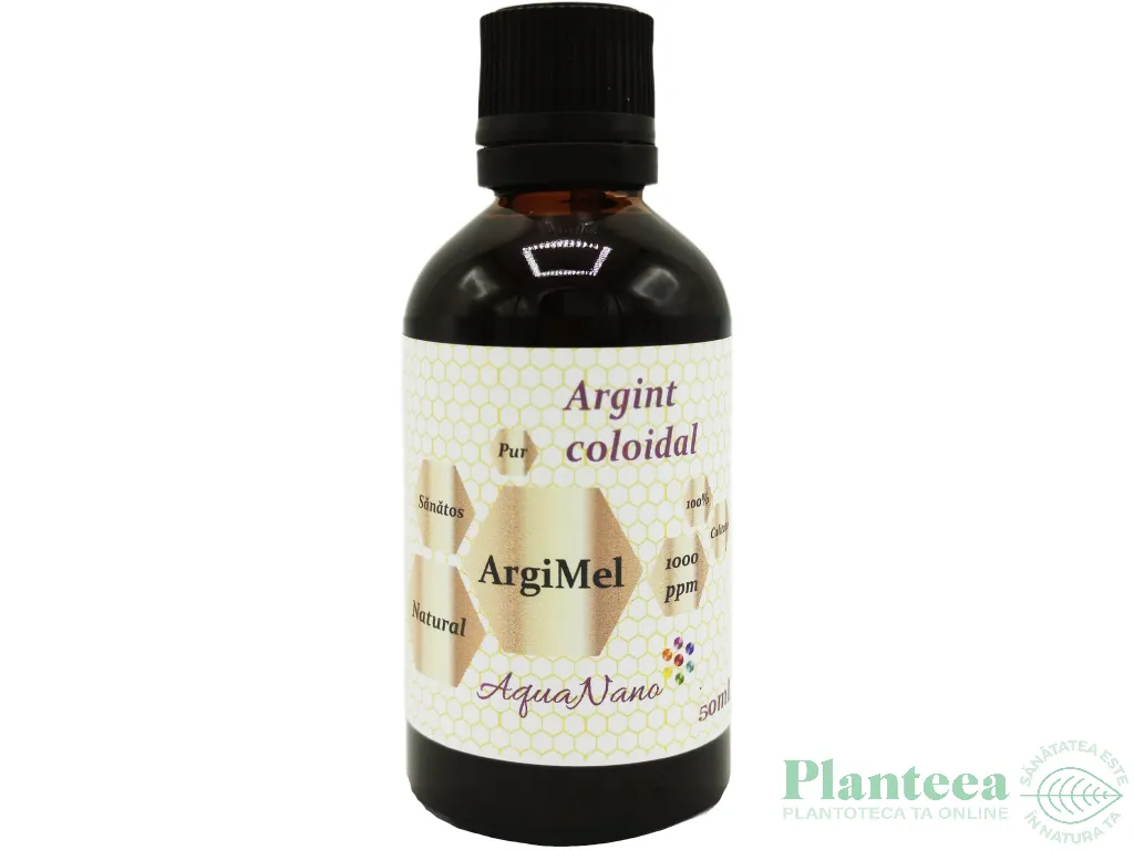 Argint coloidal in miere 1000ppm ArgiMel 50ml - AQUA NANO