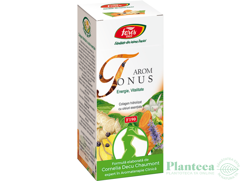 Complex colagen hidrolizat uleiuri esentiale Arom Tonus 80g - FARES