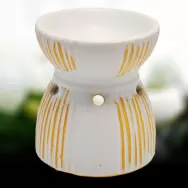 Vas ceramic aromatizor clepsidra alb 1b - AROMA LAND