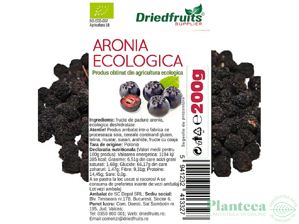Aronia uscata eco 200g - DRIED FRUITS