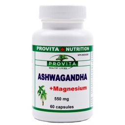 Ashwagandha Magnezium 550mg 60cps - PROVITA NUTRITION