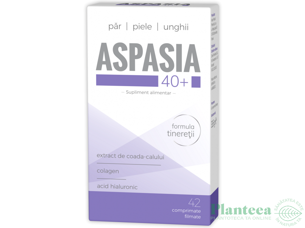 Aspasia 40+ formula tineretii 42cp - NATUR PRODUKT