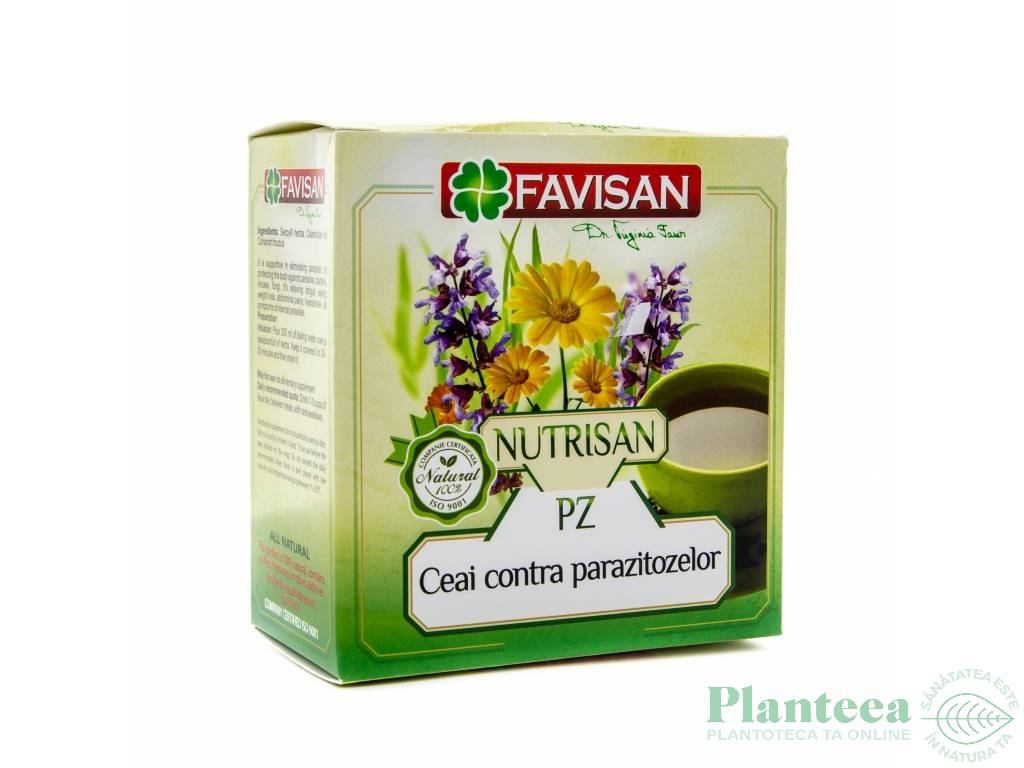 Ceai Nutrisan PZ antiparazitar 50g - FAVISAN