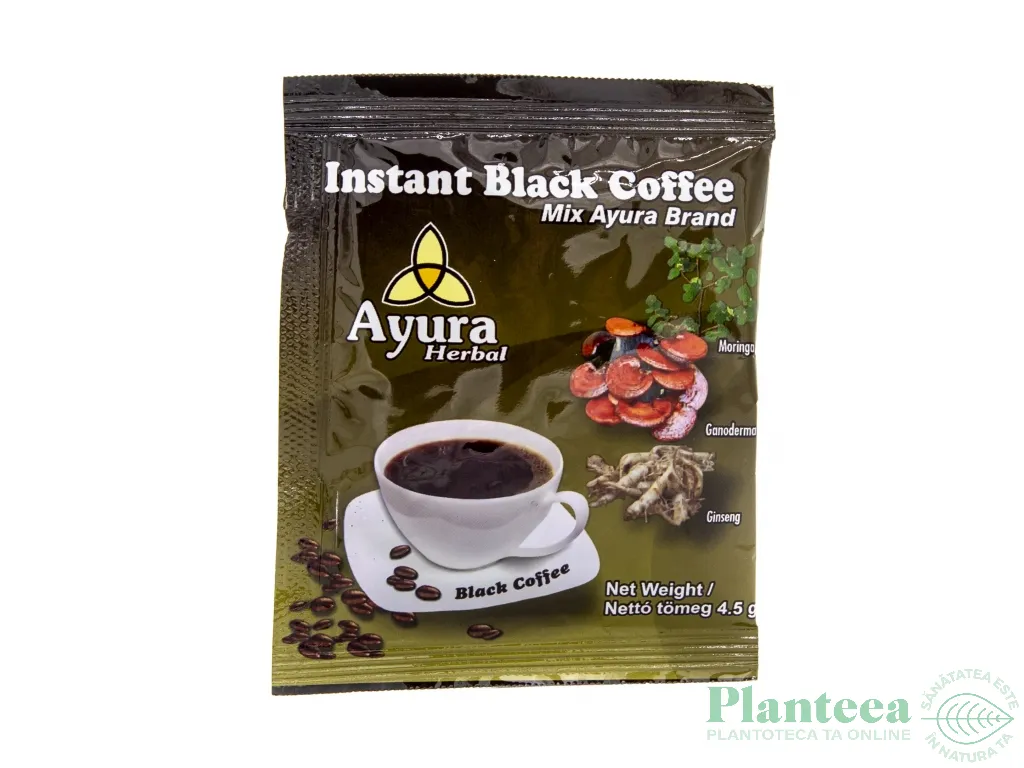 Cafea neagra arabica instant 1pl - AYURA HERBAL