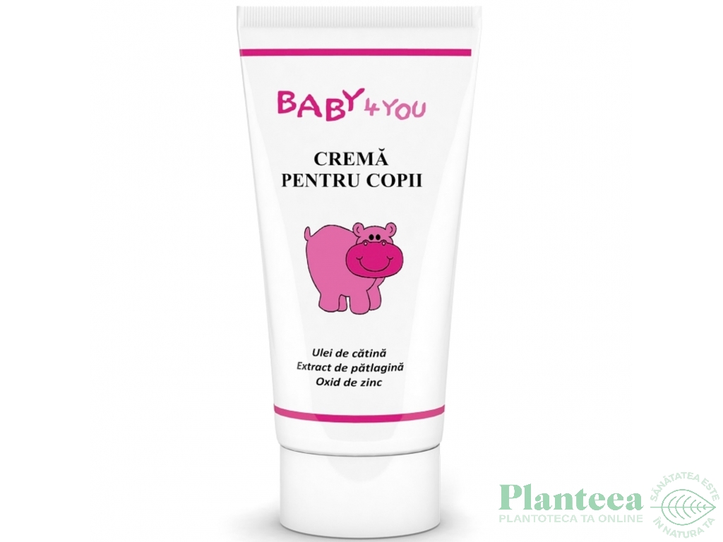 Crema copii ulei galbenele catina Baby4You 50ml - TIS