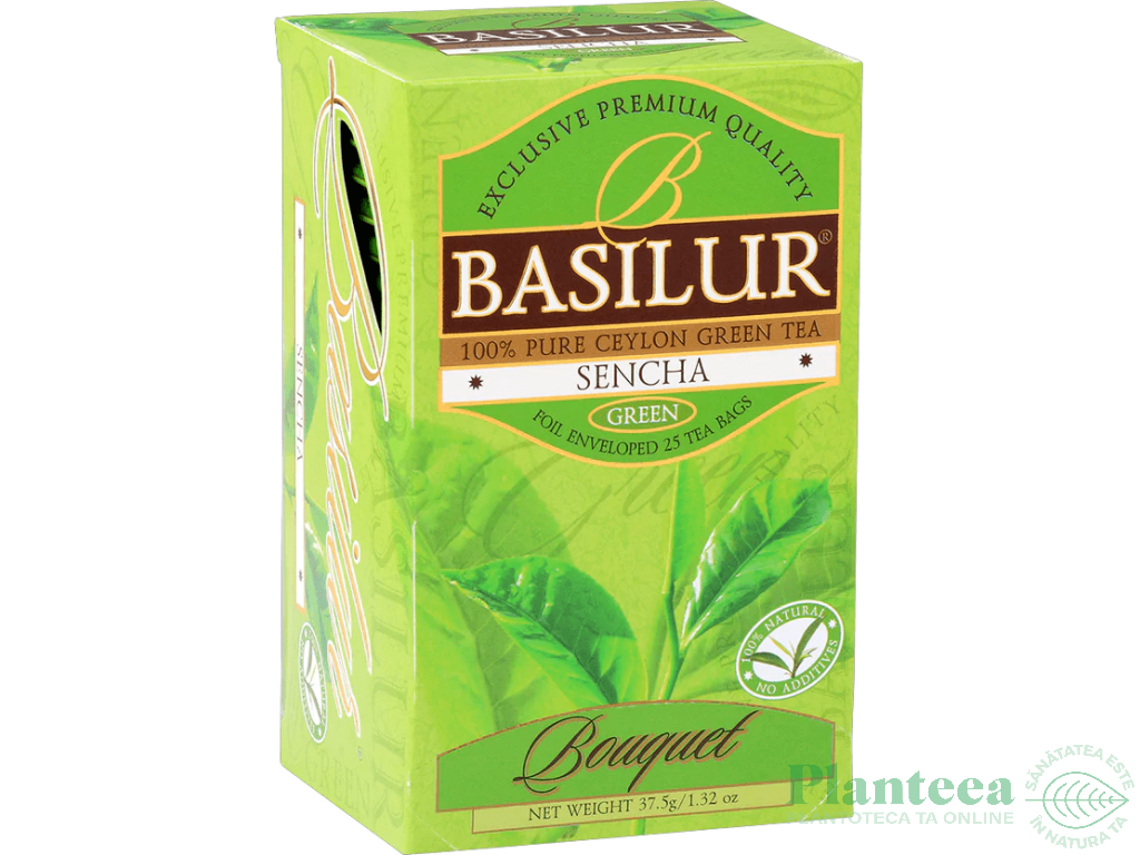 Ceai verde ceylon Bouquet sencha 1,5gx25dz - BASILUR