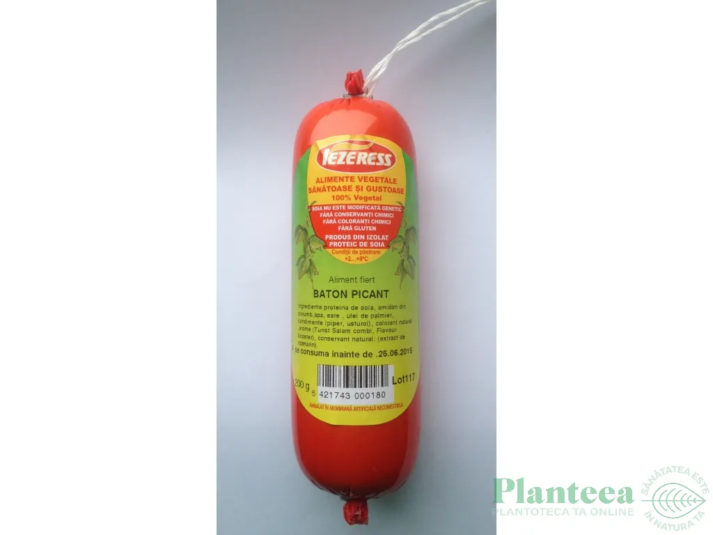 Salam vegan picant 200g - IEZERESS