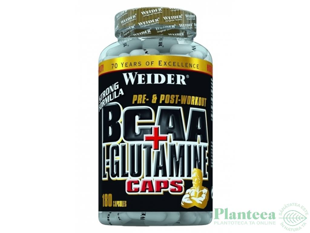 BCAA Lglutamina 180cps - WEIDER