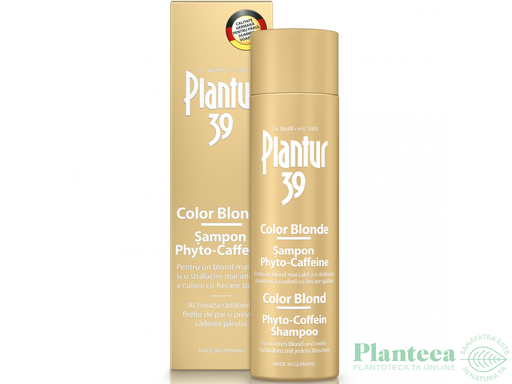 Sampon par color blonde Plantur39 250ml - DR WOLFF