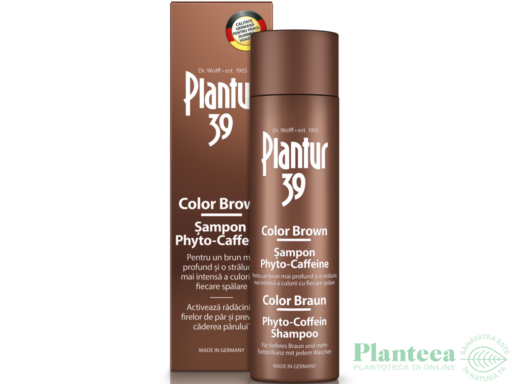 Sampon par color brown Plantur39 250ml - DR WOLFF