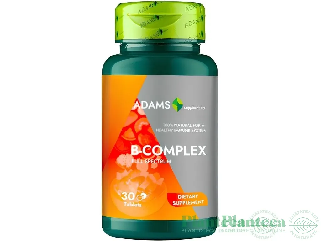 B Complex 1x30cp - ADAMS SUPPLEMENTS