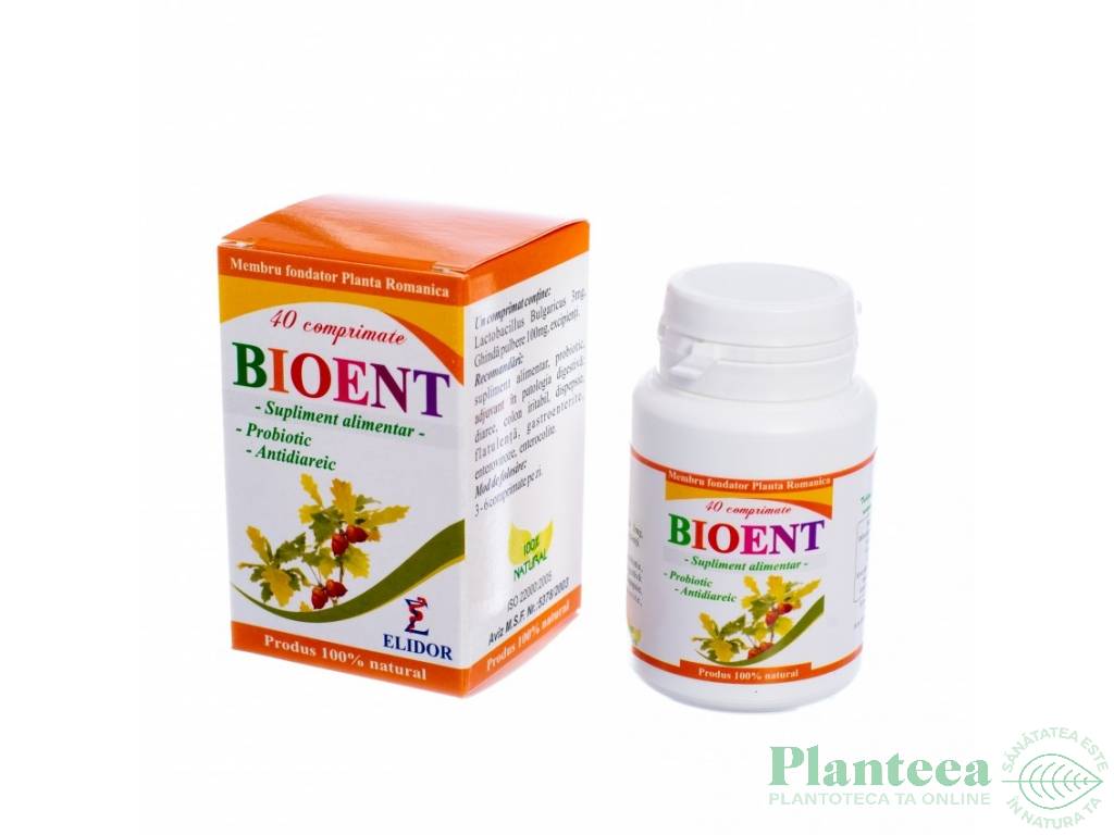 BioEnt [Probiotic AntiDiareic] 40cp - ELIDOR