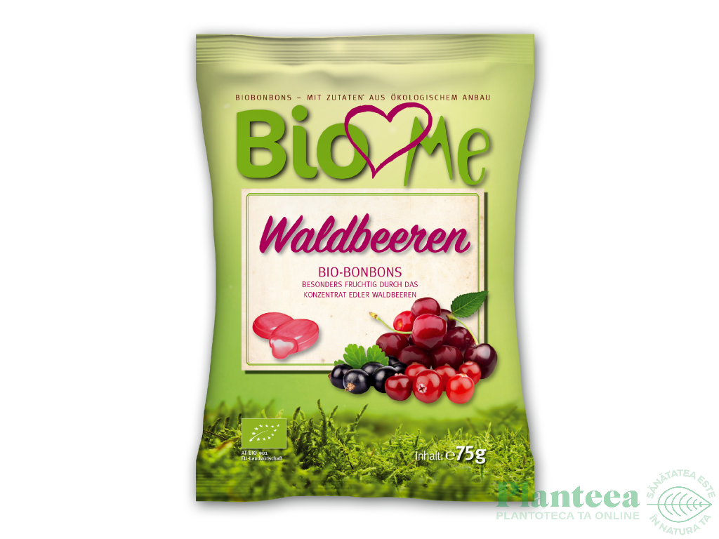 Bomboane fructe padure fara gluten eco 75g - BIO LOVES ME