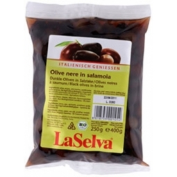 Masline negre in saramura 400g - LA SELVA