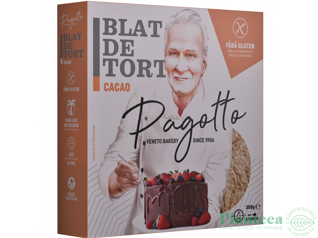 Blat tort cacao fara gluten 350g - PAGOTTO
