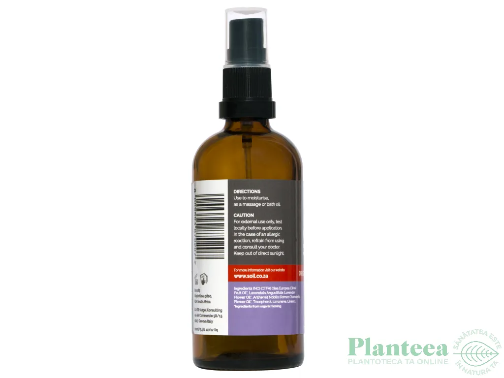 Ulei masaj Baby organic 100ml - SOiL