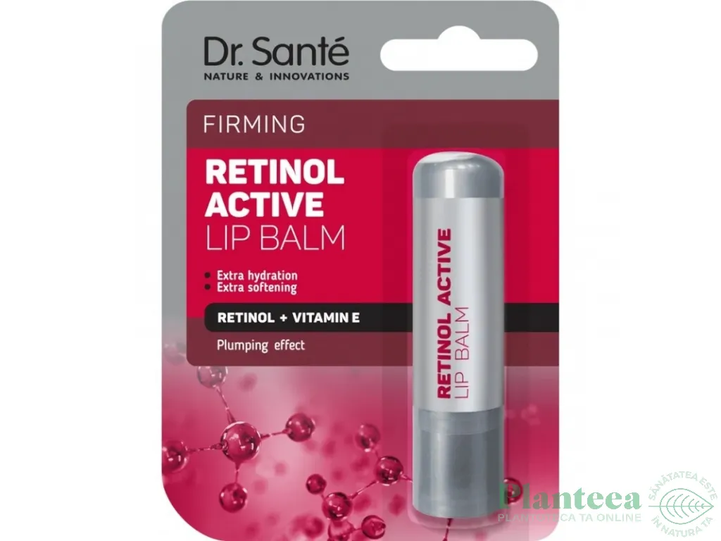 Balsam buze fermitate hidratare emoliere Retinol Active 3,6g - DR SANTE