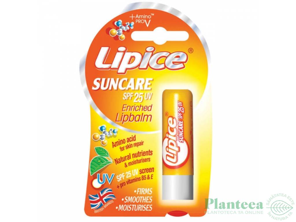 Balsam buze protectie solara spf25 4,8g - LIPICE